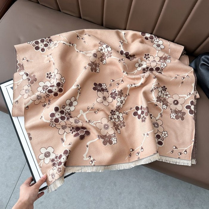 Retro Cashmere-Feel Shawl & Wrap - view 5 of 8