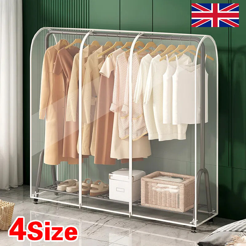 Transparent Garment Rail Rack Cover - view 2 of 8