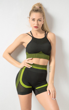 SculptFlex Seamless 2-Piece Yoga Set — Sports Bra + Shorts - view 3 of 9