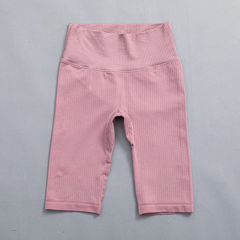 RibLine Seamless Set — Ribbed Bra + High-Waist Shorts - view 1 of 9
