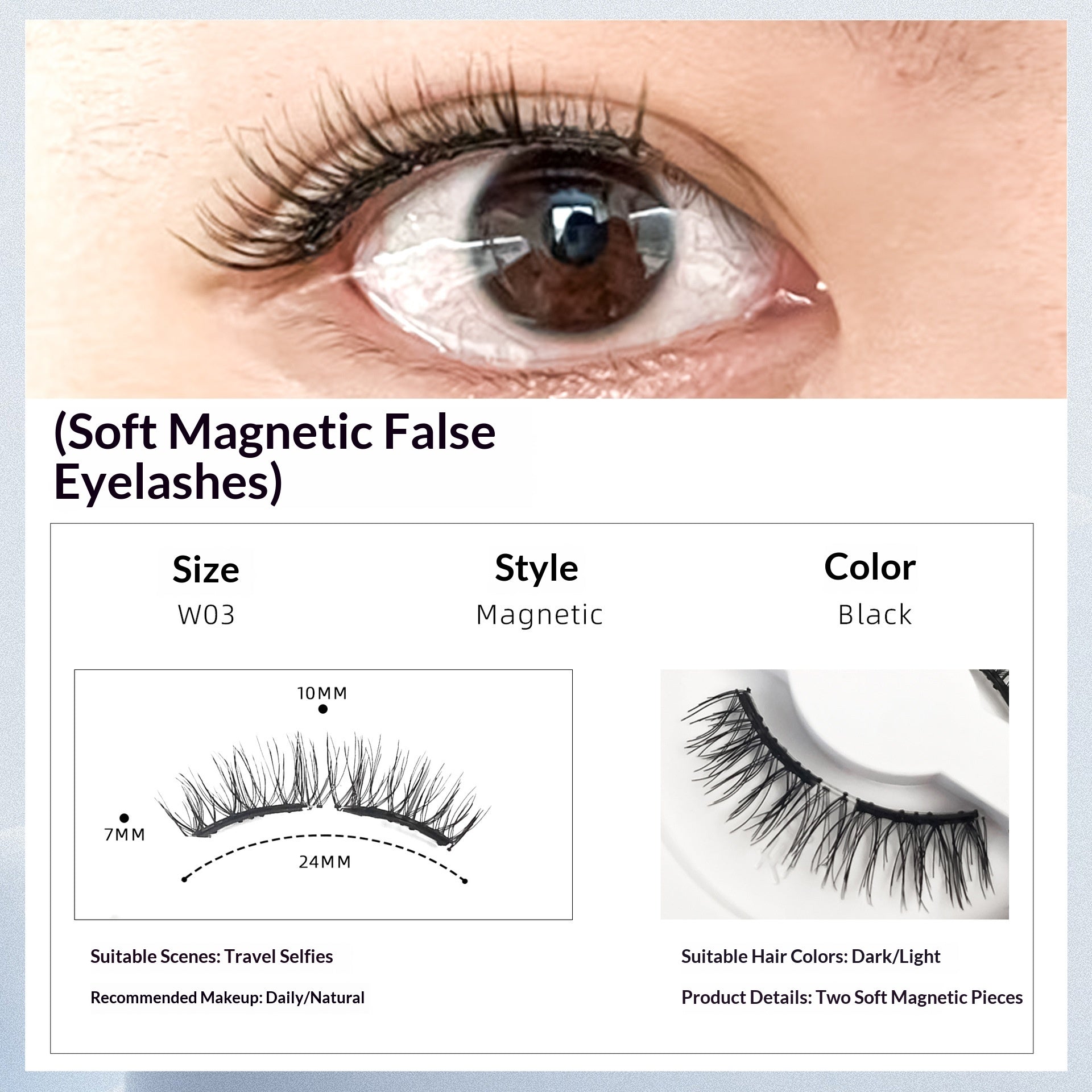 Reusable Magnetic Eyelashes – Glue-Free, Natural Look - view 8 of 8