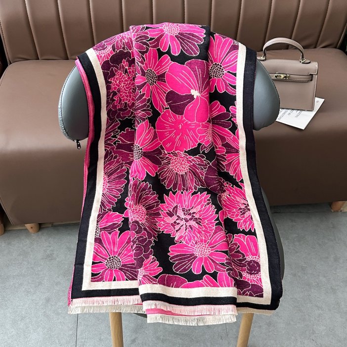 Retro Cashmere-Feel Shawl & Wrap - view 1 of 8