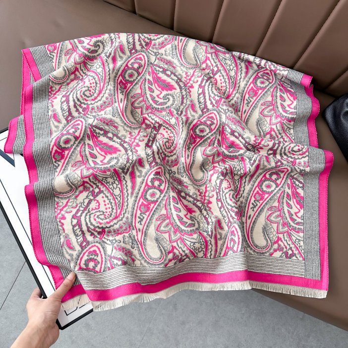 Retro Cashmere-Feel Shawl & Wrap - view 2 of 8