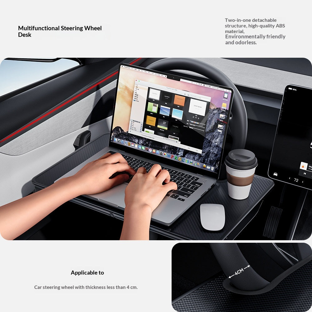 2-in-1 Steering Wheel Desk & Car Storage Organiser - view 7 of 7