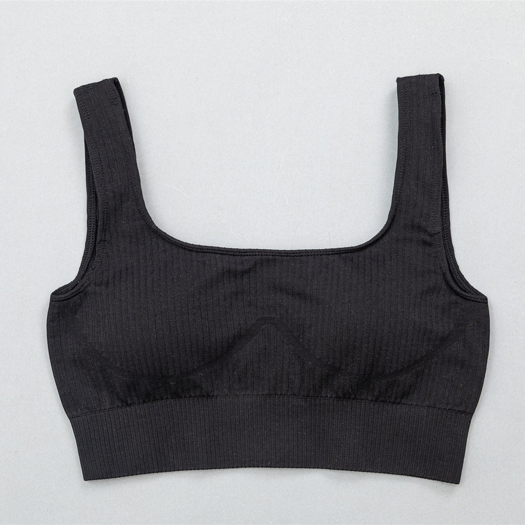 RibLine Seamless Set — Ribbed Bra + High-Waist Shorts - view 2 of 9