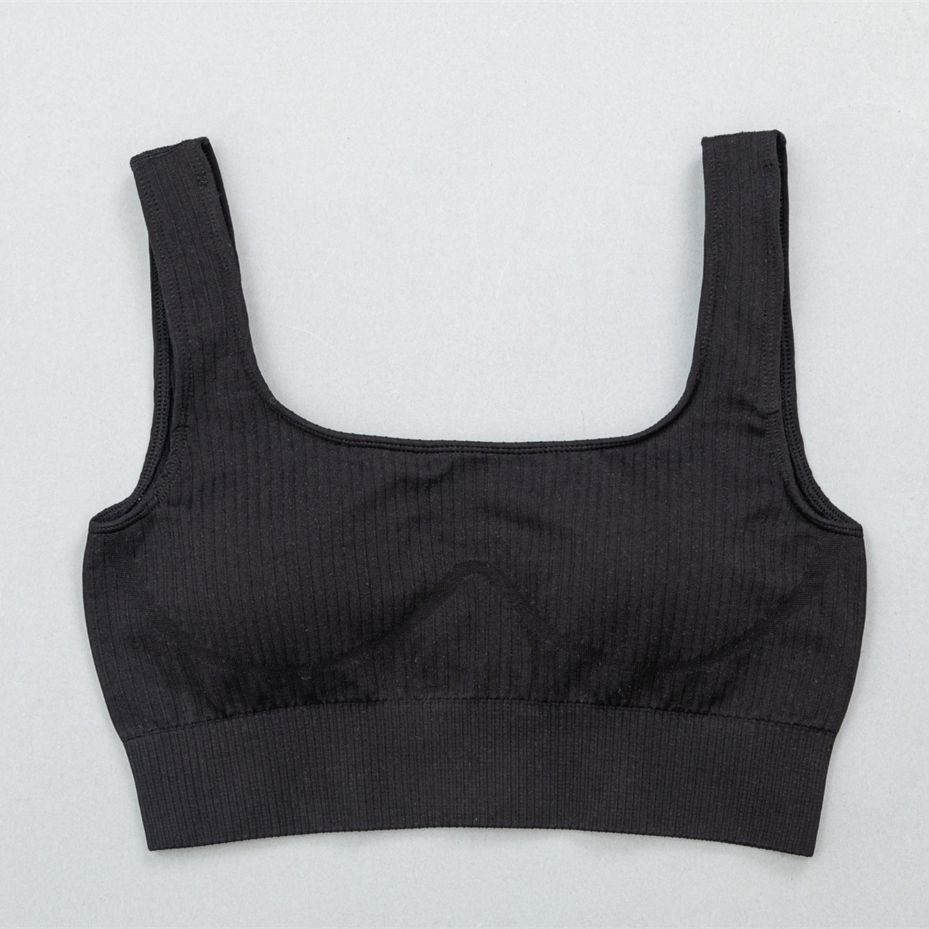 RibLine Seamless Set — Ribbed Bra + High-Waist Shorts - view 2 of 9