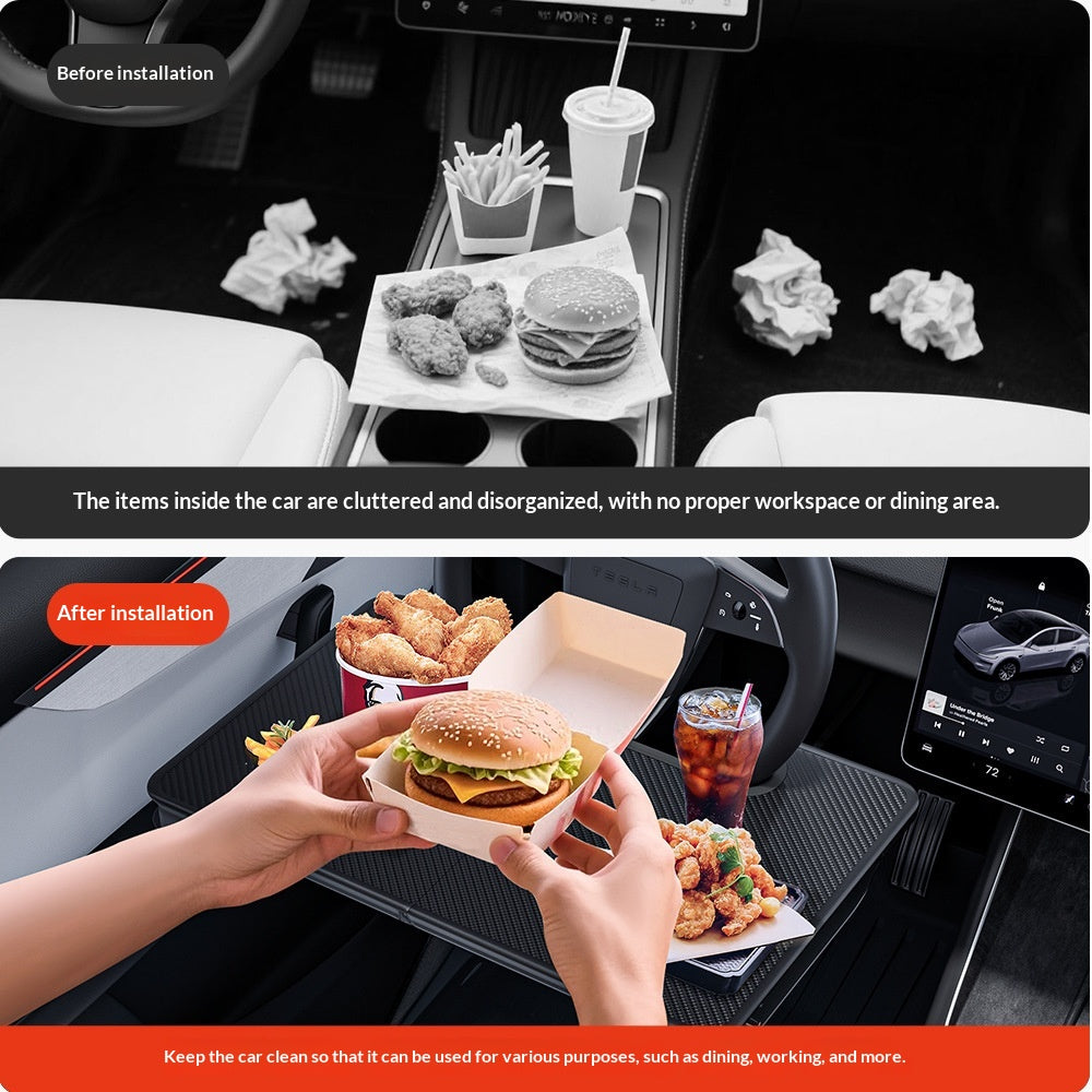 2-in-1 Steering Wheel Desk & Car Storage Organiser - view 4 of 7