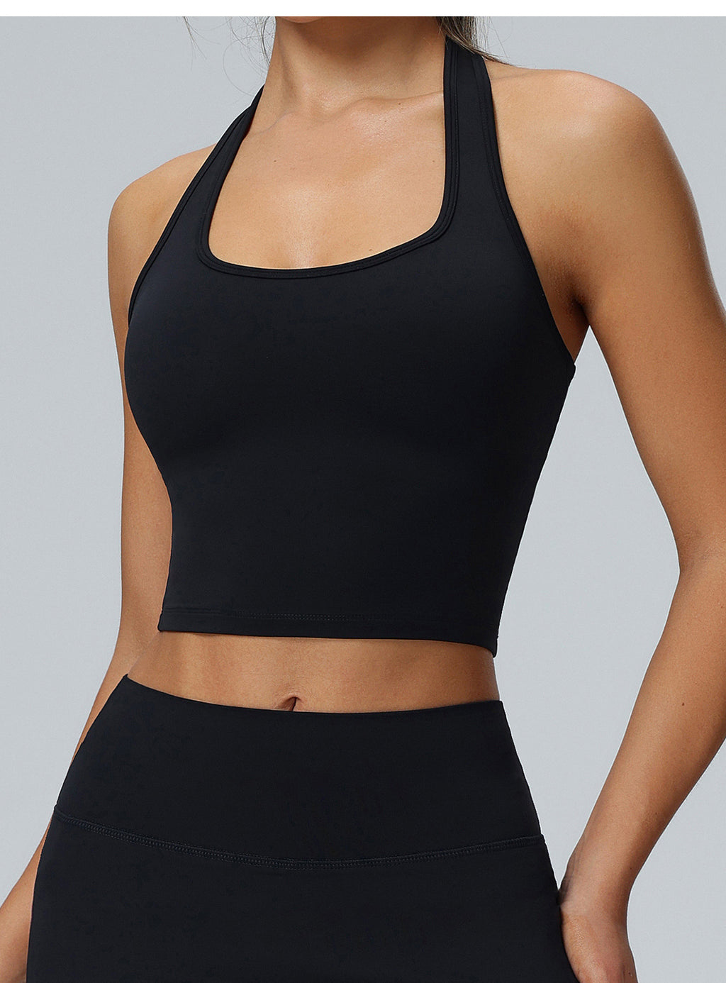 Halter-Neck High-Support Sports Bra — Studio to Street - view 2 of 9
