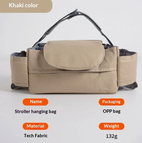 Universal Stroller Organiser with Cup Holders & Storage Pouch - view 1 of 4