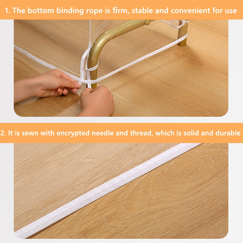 Transparent Garment Rail Rack Cover - view 4 of 8