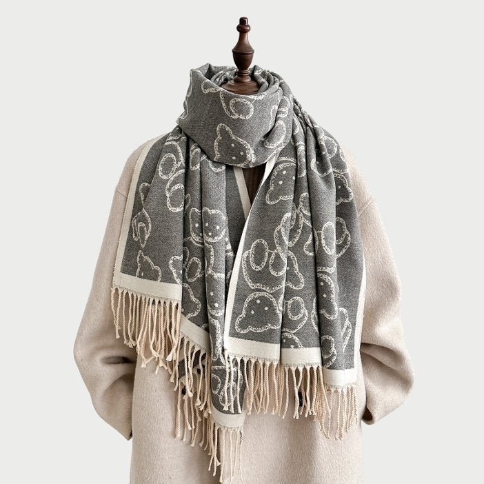 Retro Cashmere-Feel Shawl & Wrap - view 6 of 8