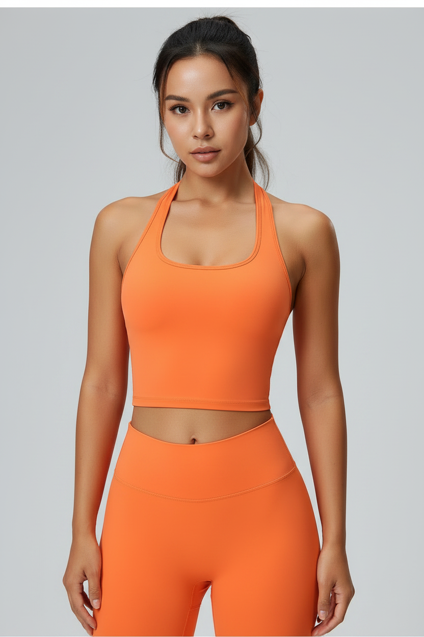 Halter-Neck High-Support Sports Bra — Studio to Street - view 9 of 9