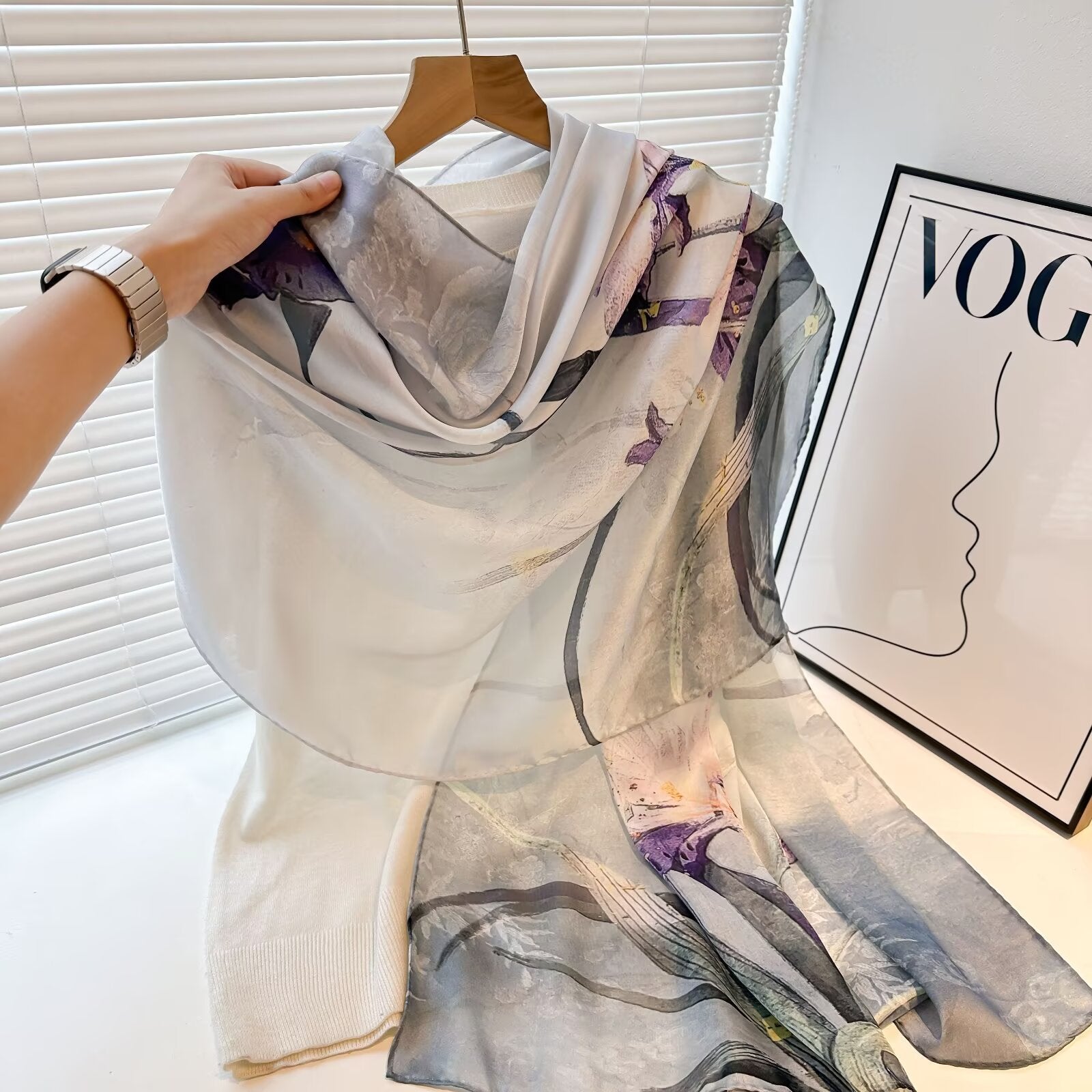 Silk Sun-Protection Beach Scarf - view 4 of 8