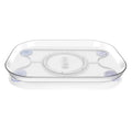 Rectangular Fridge Lazy Susan – 360° Rotating Organiser with Non-Slip Suction Cups - view 1 of 6