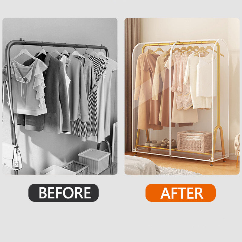 Transparent Garment Rail Rack Cover - view 6 of 8