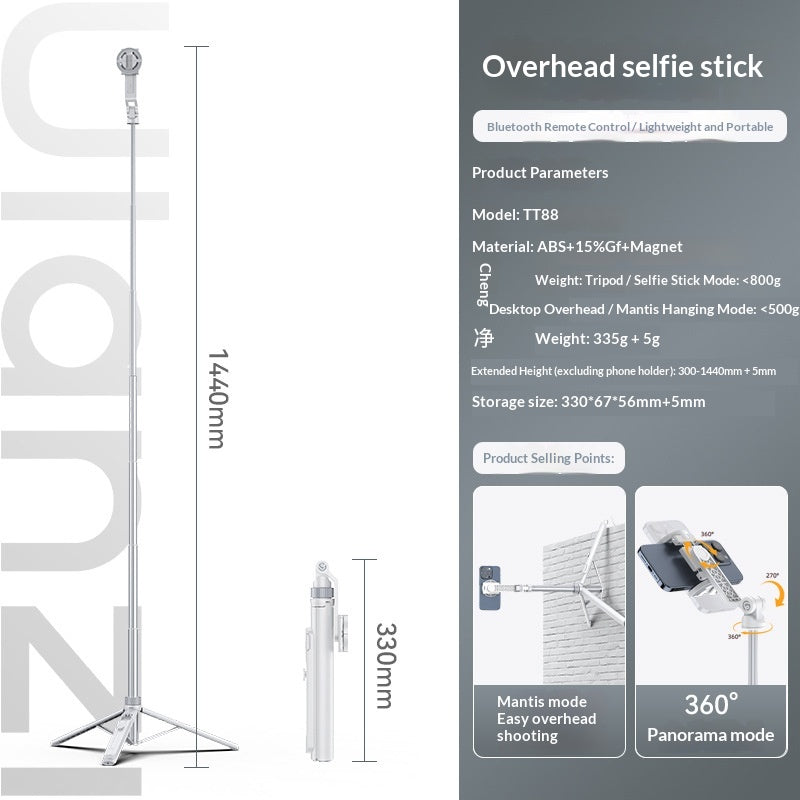 Top-Down Shooting Phone Holder – Magnetic 2-in-1 Overhead Stick - view 1 of 5