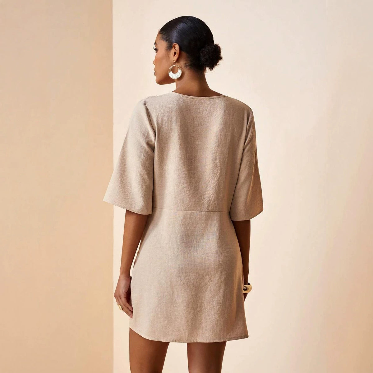 Women's V-Neck Mini Dress - view 1 of 5